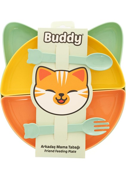 Kitty Mama Tabağı - 7 Parça Tropik 1 Adet