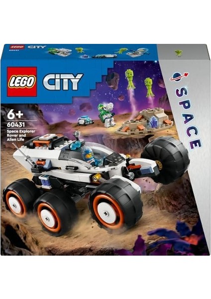 City Uzay Keşif ve Uzaylı Canlı 60431-6 Yaş ve Üzeri Kız ve Erkek Çocukları Için, Oyucnak ve Uzaylı Minifigürleri Içeren Yaratıcı Oyuncak Seti (311 Parça) fiyatları