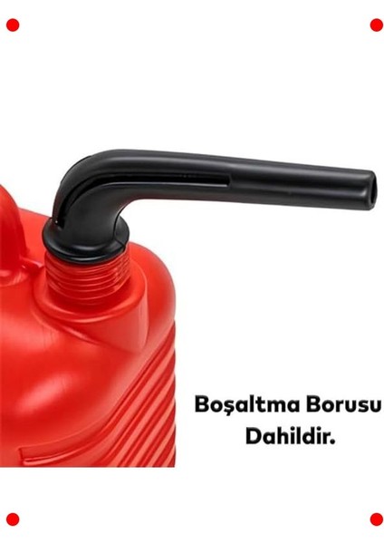 5 Litre Antistatik Akaryakıt Bidonu | Boşaltma Borulu fiyatları