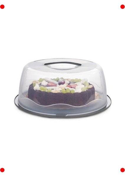 Kilitli Kapaklı Pasta ve Kek Taşıma Kutusu fiyatları