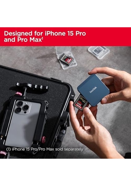 Pro-Cınema Cfexpress Tip B Kayıt Cihazı, Uyumlu ( 15 Pro/pro Max Için, 4K Prores Kayıtları, Usb-C Bağlantısı, Manyetik Sabitleme, Yüksek Veri Aktarım Hızı) modelleri