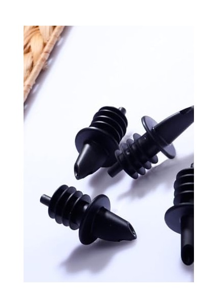 Diyarı 4&apos;lü Damlatmaz Yağ Şişesi Tıpası & Kapağı Şişe Ucu Yağlık Sirkelik Sosluk Siyah fiyatları