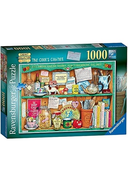 1000P Puz Şefin Dolabı Yapboz modelleri