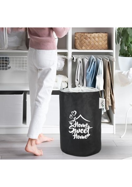 Çamaşır Sepeti - Katlanır Çamaşır Sepeti - Oyuncak Sepeti (Siyah) fiyatları