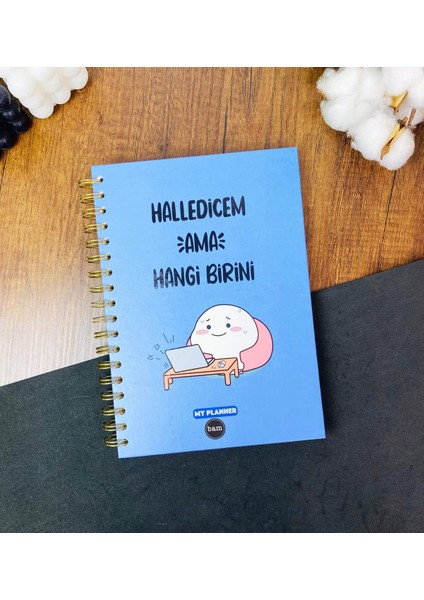 Ama Birini Tasarımlı Konuşan Ajanda