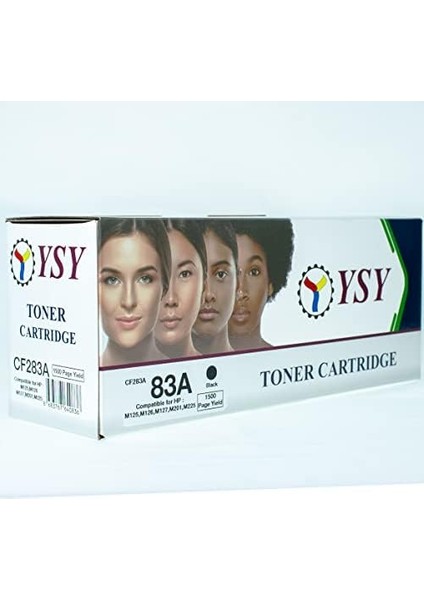 83A(CAN-737) CF283A M125 M126 M201 M225 1500 (1.5k) Sayfa Verimli Muadil Toner (Siyah) fiyatları