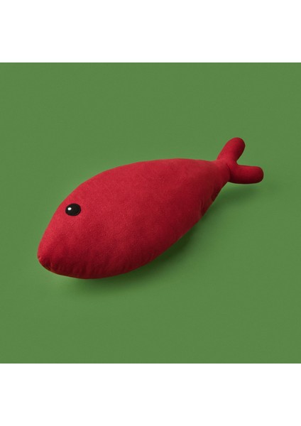 Soft Balık Figürlü Yastık - Kırmızı - 40X16 cm modelleri