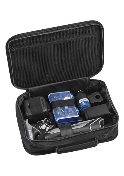 8240 Akülü Çok Amaçlı El Motoru, 12V 2AH Lithium-Ion Akü, 5.000 35.000 Dev/dak, 5 Bağlantı Parçalı, 65 Aksesuarlı fiyatları