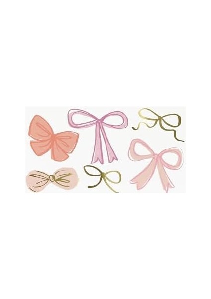 - Bow Tattoos - Kurdele Geçici Dövmeler (X2) fiyatları