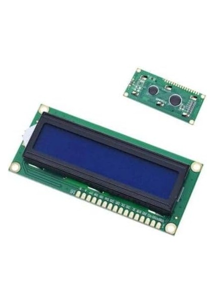 2X16 Karakter LCD Ekran Mavi