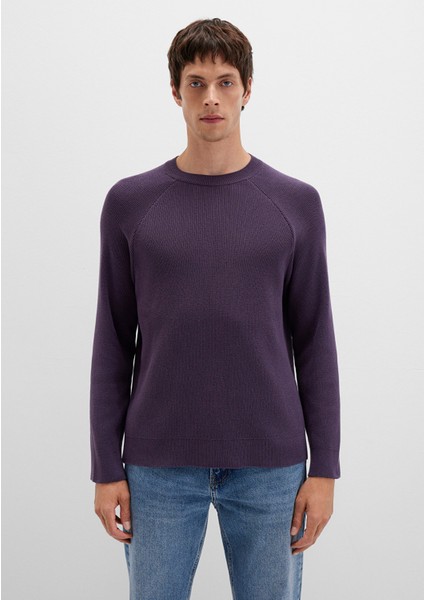 Bisiklet Yaka Mor Kazak 0710307-70688