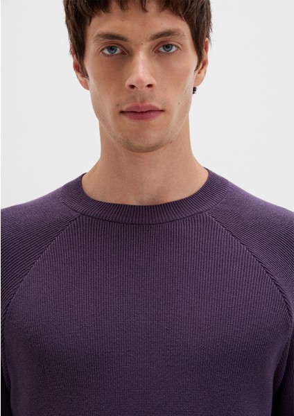 Bisiklet Yaka Mor Kazak 0710307-70688