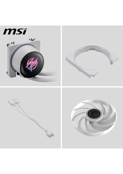 Msı Mpg Corelıquıd P13 360 Whıte 360 mm Beyaz Argb Gen2 2.1 LCD Ekranlı Sıvı Işlemci Soğutucusu modelleri