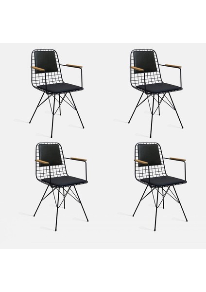 4 Li Kolçaklı ve Sırt Tel Sandlaye Seti