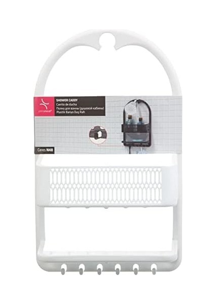 Ceres Plastik Duş Rafı, Beyaz, fiyatları