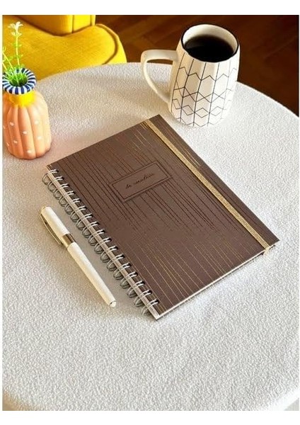 Journals Sert Kapaki Spiralli Defter 17X24 cm 90 Gr. 96 Yp.çizgili