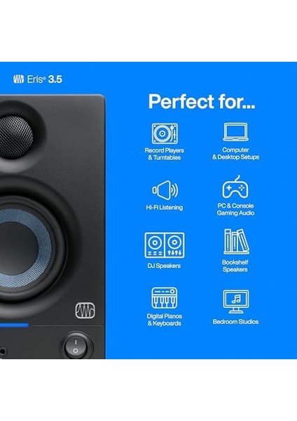 Eris 3.5 (2. Nesil) | 3.5" Medya Referans Monitör, 50 Watt modelleri