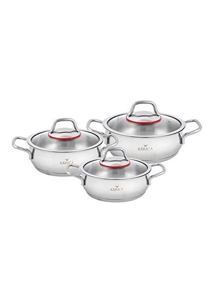 Emirgan Çelik Sahan Set 6 Parça, Medium fiyatları