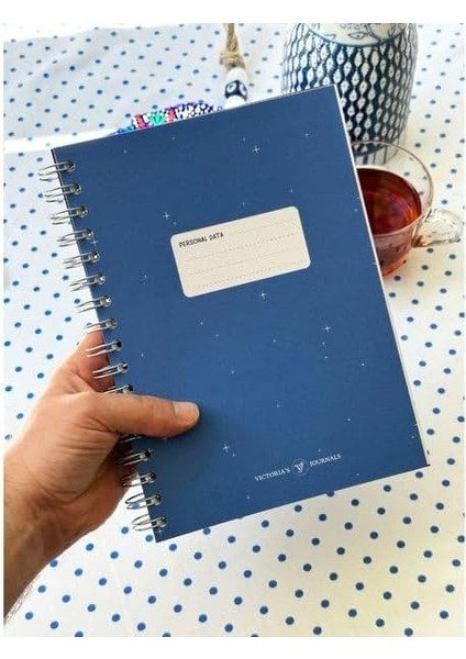 Journals Sert Kapaki Spiralli Defter 17X24 cm 90 Gr. 96 Yp.çizgili