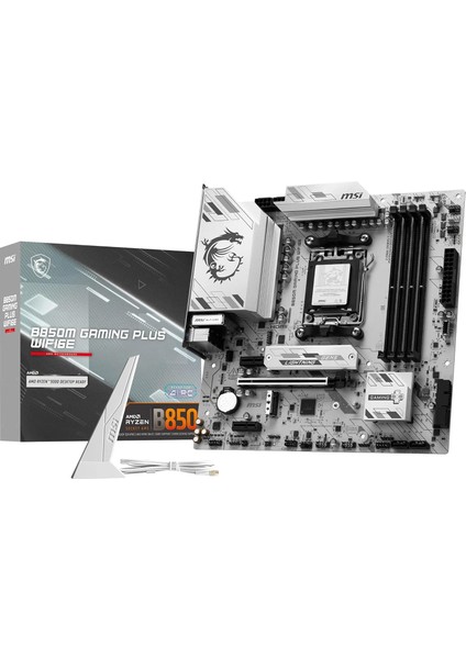 Msı B850M Gaming Plus Wifi 6e, Anakart, Matx, Am5 Soket, Ddr5 8200MHZ Oc, HDMI Dp, 2x M.2, 2.5g Lan