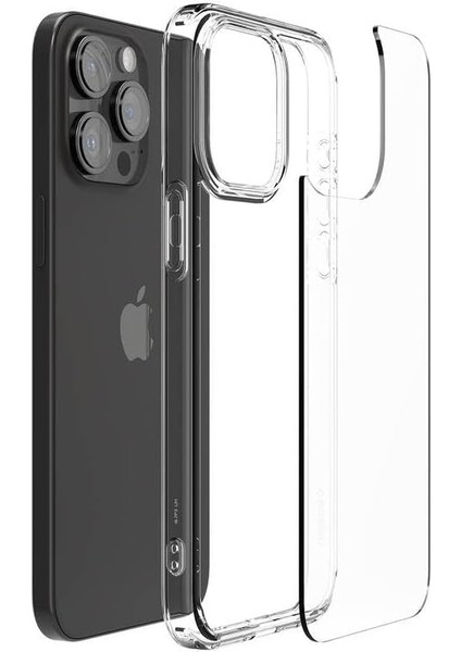 15 Pro Max ile Uyumlu Kılıf Crystal Hybrid Crystal Clear - ACS06446 modelleri