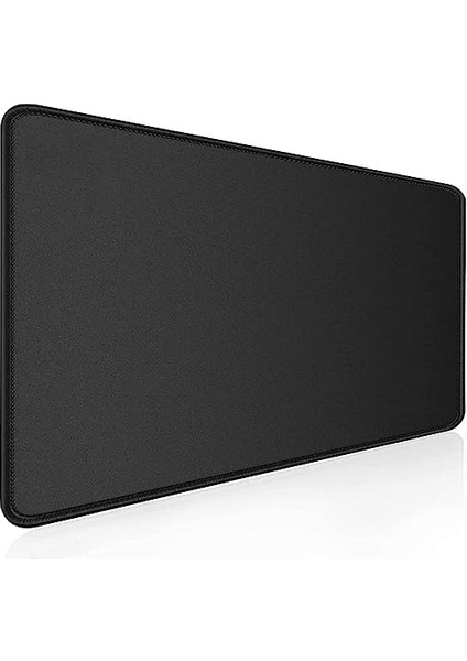 Mouse Pad, Dikişli Kenar, Kaymaz Taban, Büyük Boy Pürüzsüz Yüzey, Baskısız Ofis Tipi Masa, Ergonomik Mouse Ped (90X40 cm - Xx Large, Siyah) fiyatları