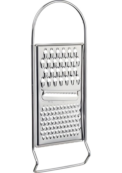 Amaçlı Paslanmaz Çelik Mutfak Rendesi, 30X11 Cm, Peynir ve Sebze Doğrama Için, Keskin Bıçaklı