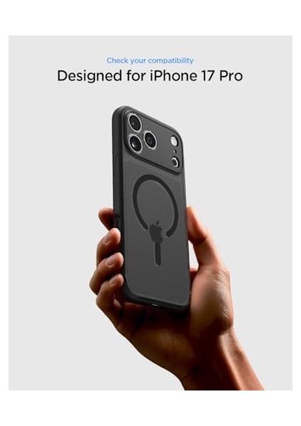 17 Pro ile Uyumlu Ince Magsafe Kılıf Ultra Hybrid Sararma Karşıtı Duraclear Hava Kanalı Teknolojisi Askeri Sınıf Koruma Magfit Frost Mat Kapak - ACS10069 fiyatları