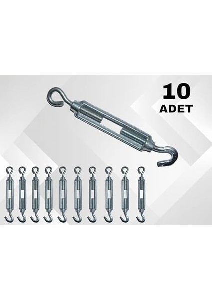 Kanca M6 Yük Halat Gerdirme Galvanizli (10 Adet) modelleri