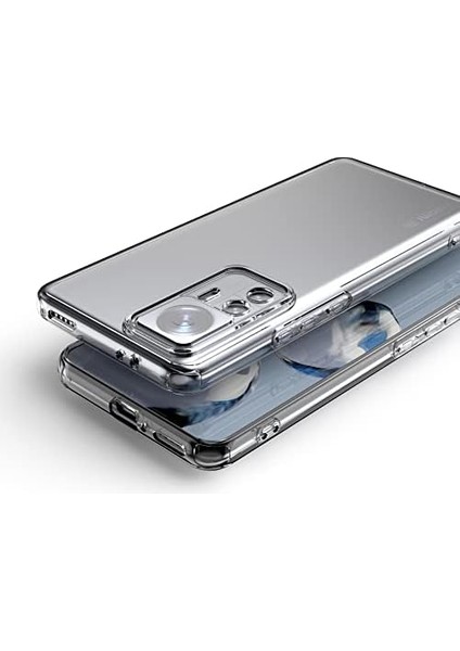 Zore Mi 12T Pro Kılıf Kamera Korumalı Süper Silikon Kapak-Renksiz modelleri