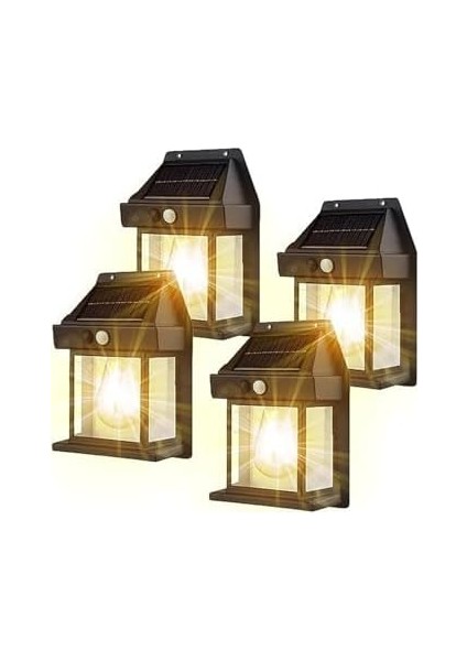 Model Yeni Suya Dayanıklı Duyarlı Güneş Enerjili Solar LED Dış Mekan Bahçe Lambası (4) modelleri