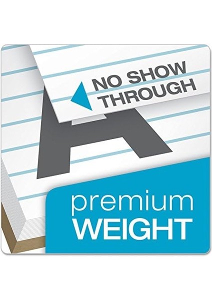 Yazı Bloğu, Çizgili, Beyaz, 12 Adet 5 x 8 Inç, Beyaz fiyatları