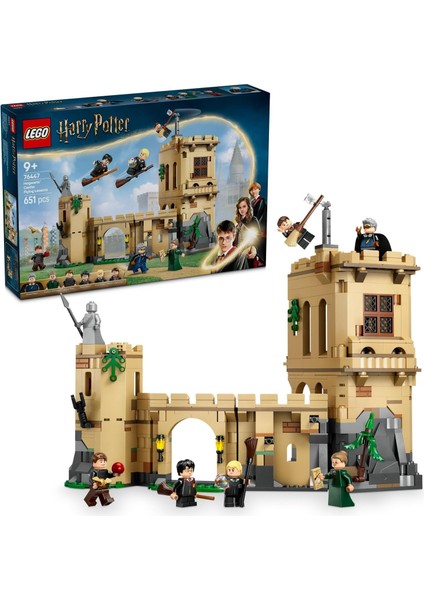 Potter Hogwarts Şatosu: Uçuş Dersleri 76447-9 Yaş ve Üzeri Çocuklar ve Yetişkinler Için Oyuncak Yapım Seti, Doğum Günü Hediyesi (651 Parça)