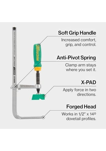 Kırlangıç Kuyruğu Kelepçe Ap, Yeşil, 21,5 cm modelleri