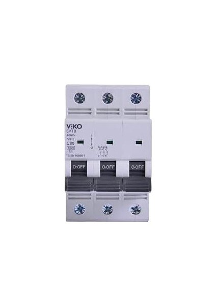 6VTB-3C80 Otomatik Sigorta 6ka C Tipi 3 Kutup 80A modelleri