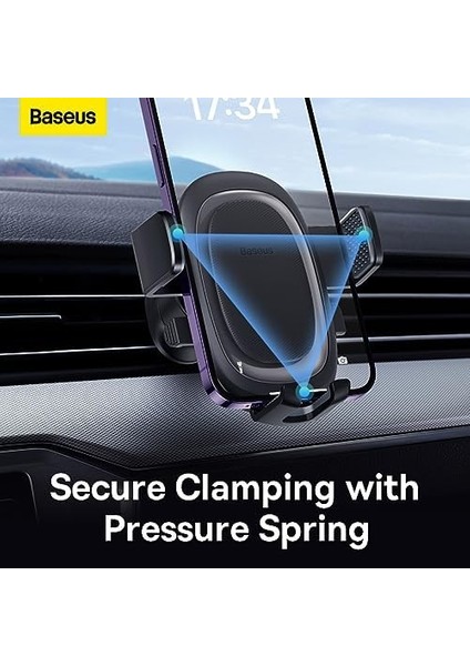 Ultracontrol Pro Serisi Clamp-Type Araç Içi Telefon Tutucu Set Cluster, Siyah modelleri