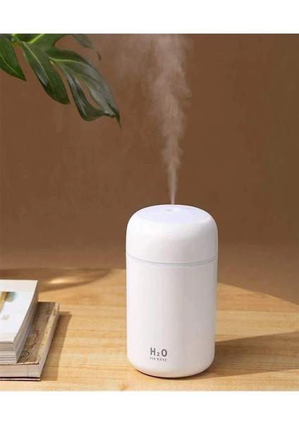 Ultrasonik Hava Nemlendirici 300 ml Ortam Nemlendirici Işıklı Hava Nemlendirici Buharlı Nemlendirici