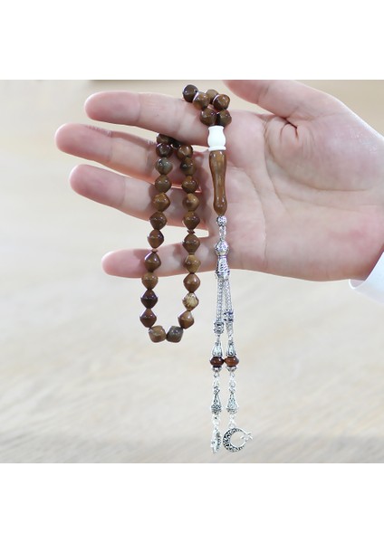 Kararmaz Metal Ayyıldız Püsküllü Istanbul Kesim Deve Kemiği Detaylı Kuka Tesbih fırsatları