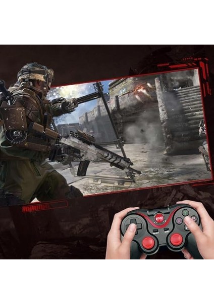 Evrensel Gamepad, USB Kablosuz Bluetooth 5.0 Joystick Tv Box Konsol Oyun Kumandası, Ios Cep Telefonu Tutucu Için X3 fiyatları