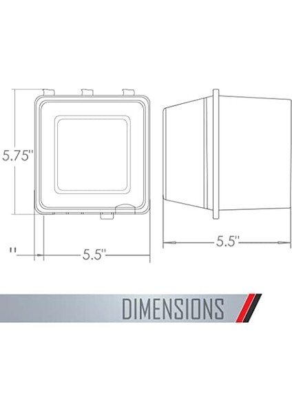 MM7440C 4,7 Inç Derin Dış Mekan Kutusu, Ufast 55&apos;i 1 Arada, Anma Nema 3r 2-Gang Ev Geliştirme Için Hava Koşullarına Dayanıklı Elektrikli Priz Kapağı, Şeffaf modelleri