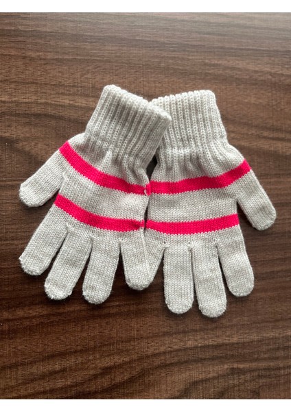 Kız Çocuk 8-12 Yaş Renkli Atkı Bere Eldiven Seti – Bere Içi Polarlı fırsatları