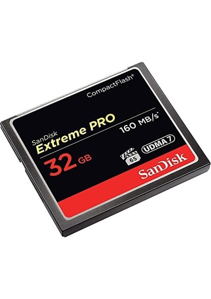Extreme Pro 32GB Compactflash Hafıza Kartı Udma 7 160MB/SN&APOS;E Kadar - SDCFXPS-032G-X46 fiyatları