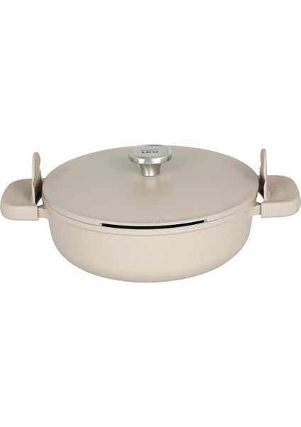 Leo Phantom Kapaklı Yapışmaz Sote Tavası 28 cm