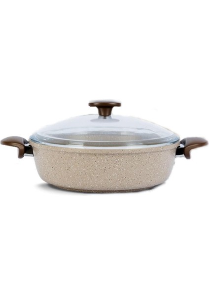 Lezzetin Renkleri Döküm 28CM Basık Karnıyarık&pilav/