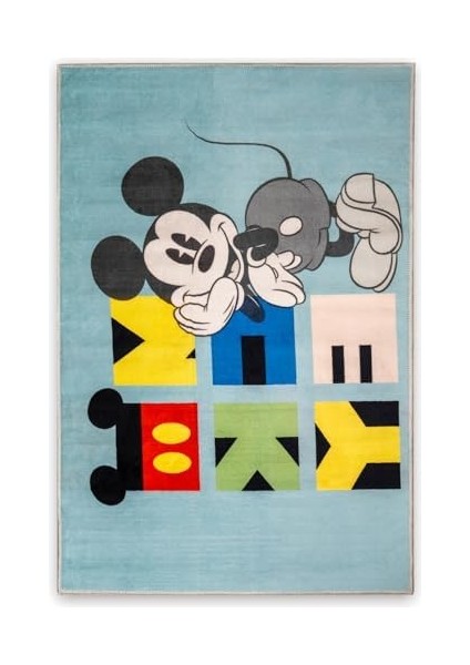 Mouse Lisanslı Karakter BASKILI%100 Halı, Çok Renkli, 80X120 cm fiyatları