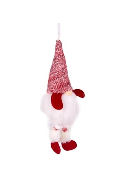 Yılbaşı Ağaç Süsü Baba Figürü Işıklı Kollu Kırmızı-Beyaz 9X24 Cm. fiyatları