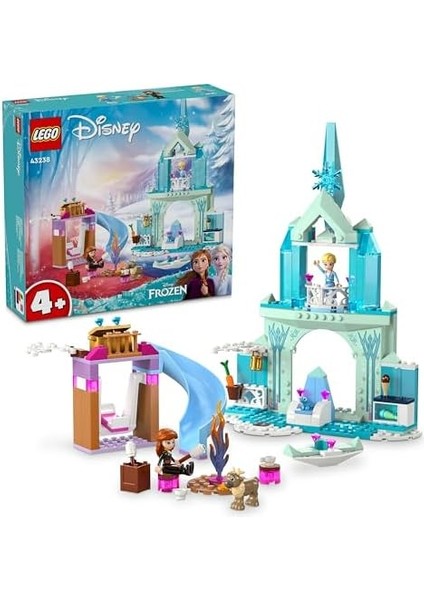 &apos;nın Karlar Ülkesi Şatosu 43238-4 Yaş ve Üstü Kız ve Erkek Çocukları Için ve Anna Mini Bebek ve 2 Hayvan Figürü Içeren Yapım Seti, Doğum Günü Hediyesi Fikri (163 Parça) fiyatları