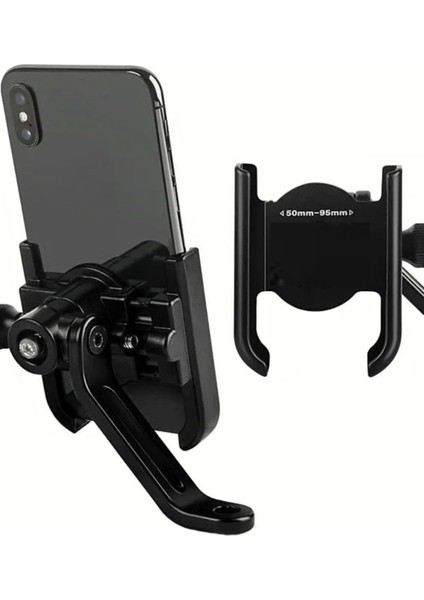 Metal Motosiklet Mobilet Motorsiklet Motor Bisiklet Cep Telefonu Tutacağı Tutucu