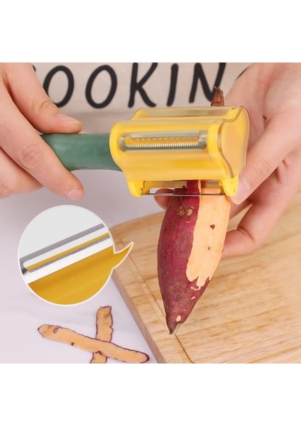Meyve Sebze Soyacağı Kabuk Toplayıcı Pratik Jülien Soyucu 1 Adet modelleri