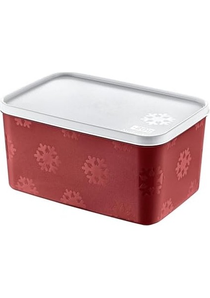 No Frost Saklama Kabı 2600 ml Carmen Kırmızı fiyatları
